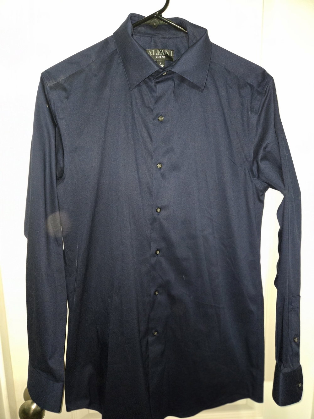 Alfani Men's Dark Navy Dress Shirt